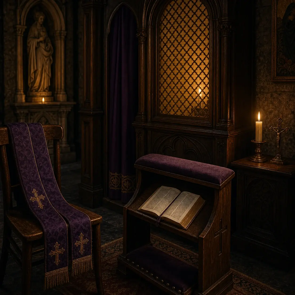 Illustration éditoriale de l'article « Confession et miséricorde : répondre à l'objection du pardon »